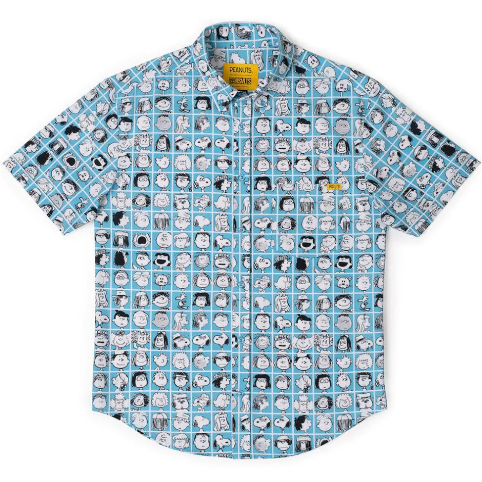 Outlet x RSVLTS The Peanut Gallery Short Sleeve Shirt Woodstock | Peanuts Gang