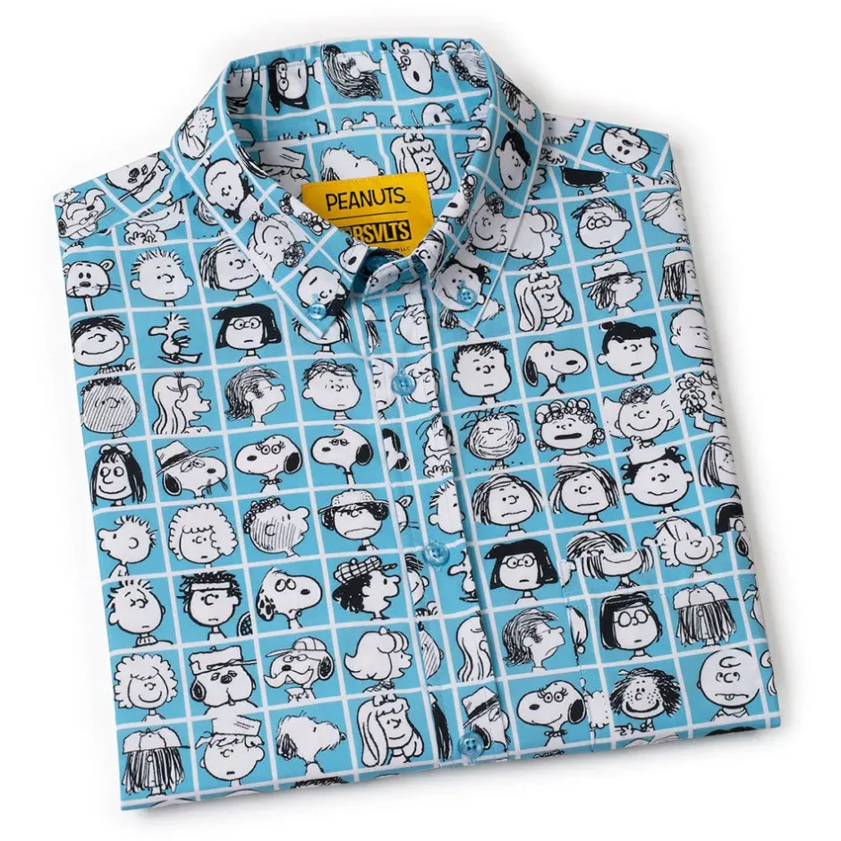 Outlet x RSVLTS The Peanut Gallery Short Sleeve Shirt Woodstock | Peanuts Gang
