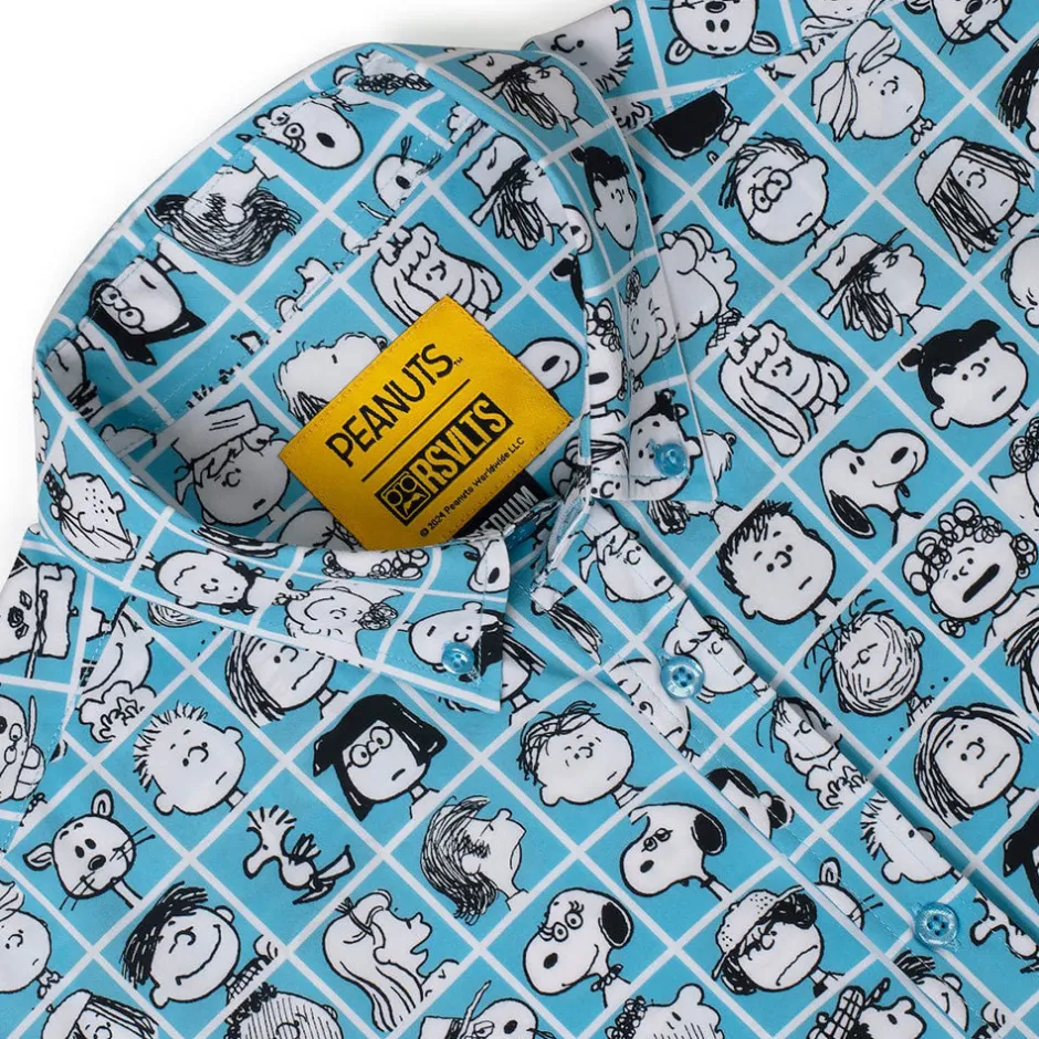 Outlet x RSVLTS The Peanut Gallery Short Sleeve Shirt Woodstock | Peanuts Gang