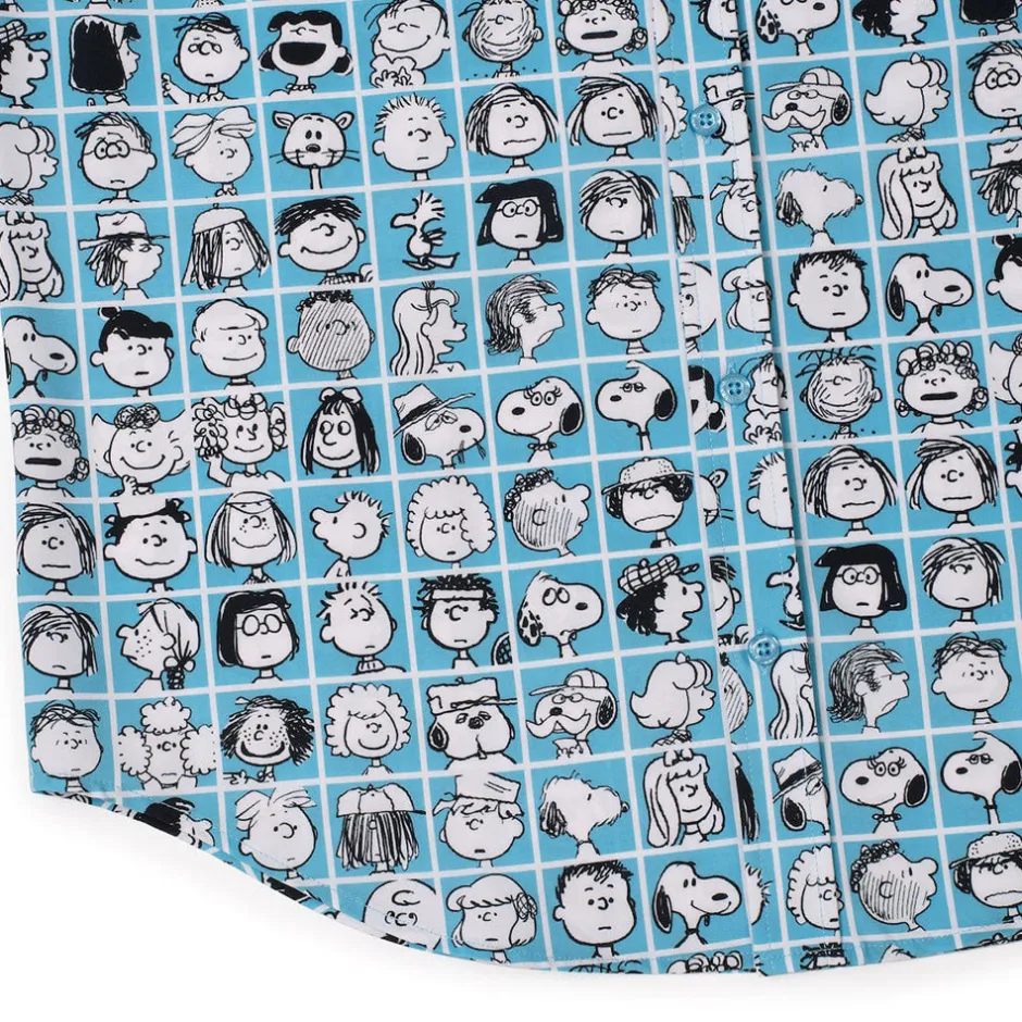Outlet x RSVLTS The Peanut Gallery Short Sleeve Shirt Woodstock | Peanuts Gang