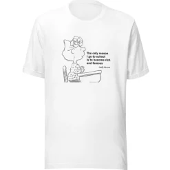 Online Sally Brown The Only Reason I Go To School T-Shirt Sally Brown | T-Shirts