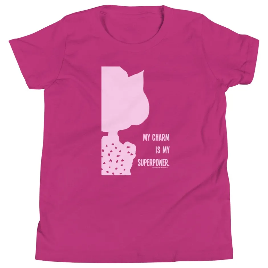 Outlet Sally My Charm Is My Superpower Kids T-Shirt Sally Brown | T-Shirts