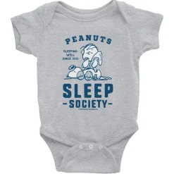 New Sleep Society Baby Bodysuit Kids Snoopy | Linus Van Pelt