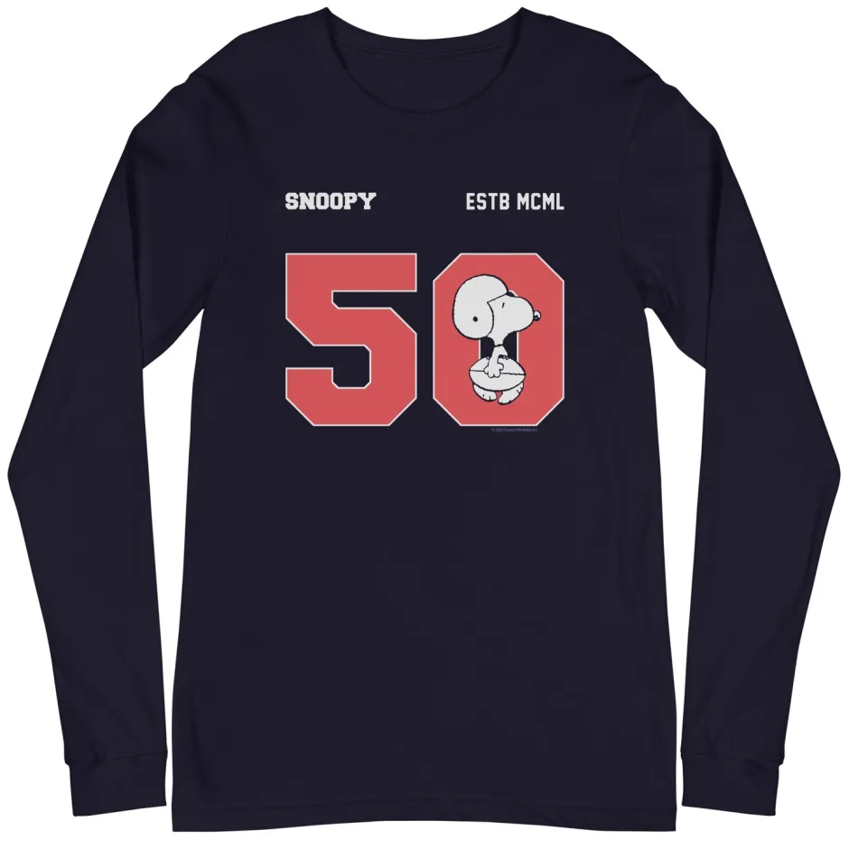 Online Snoopy 50 Adult Long Sleeve T-Shirt Snoopy | Long Sleeve T-Shirts