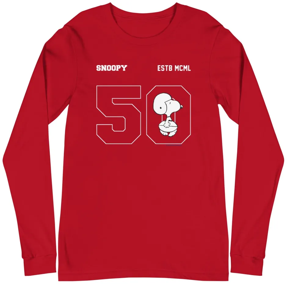Online Snoopy 50 Adult Long Sleeve T-Shirt Snoopy | Long Sleeve T-Shirts