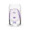 Clearance Snoopy and Gang Names Can Shaped Glass Snoopy | Peanuts Gang