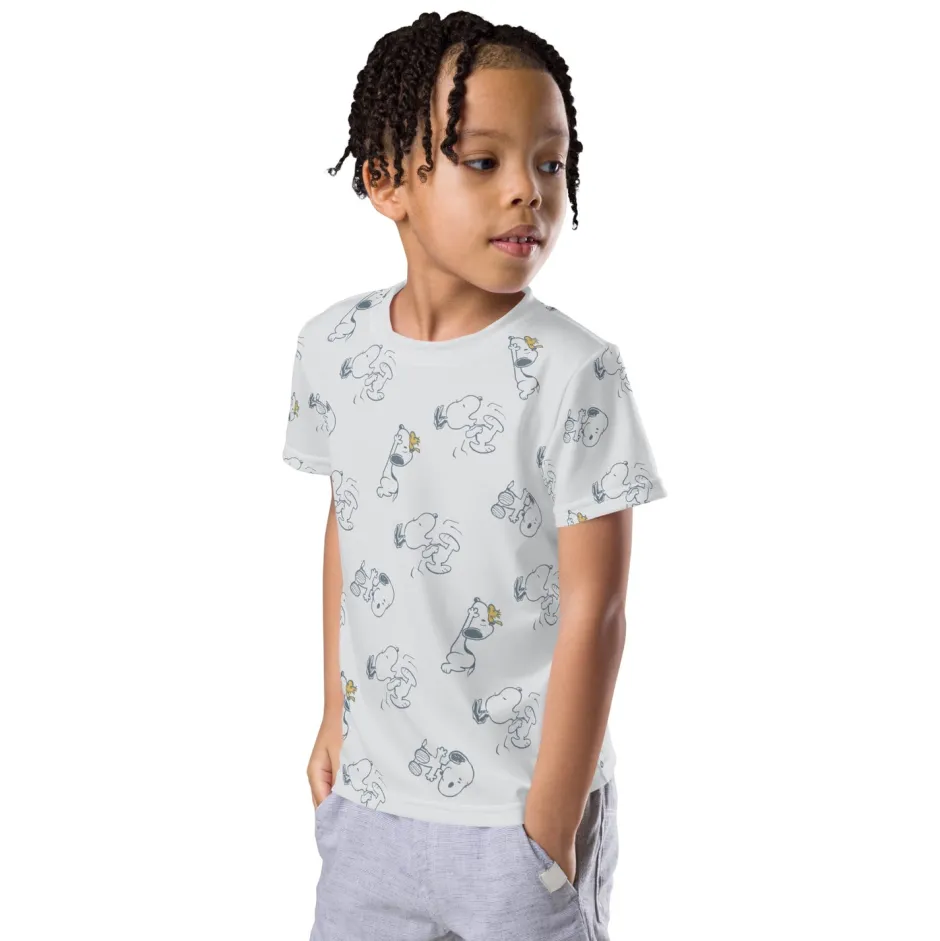 Fashion Snoopy and Woodstock Kids T-Shirt Kids Woodstock | Snoopy