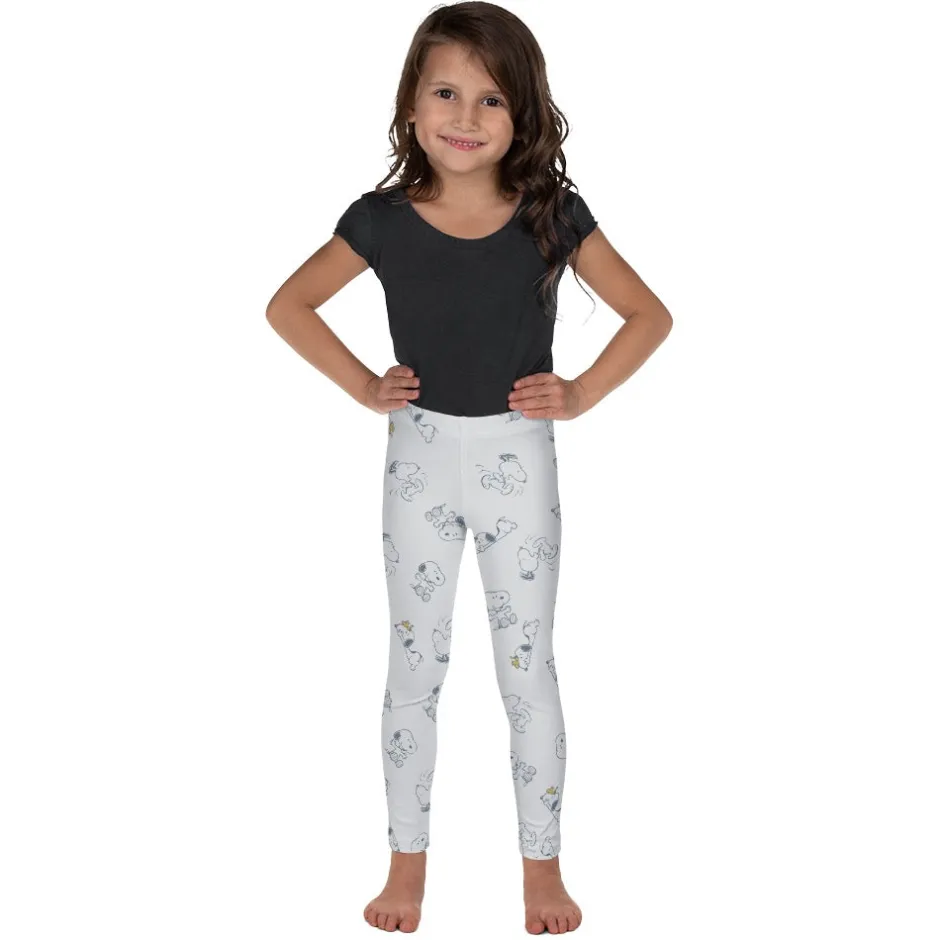 Outlet Snoopy and Woodstock Kids Leggings Kids Snoopy | Pants & Sweatpants
