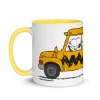 Hot Snoopy and Woodstock School Bus Two Tone Mug Woodstock | Snoopy