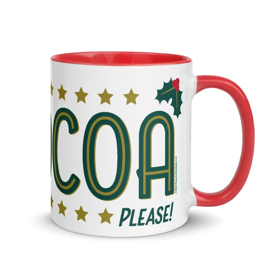 New Snoopy Another Cocoa Please Two Tone Mug Snoopy | Mugs