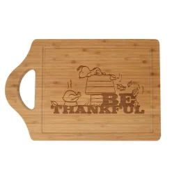 New Snoopy Be Thankful Laser Engraved Cutting Board Snoopy | Kitchen