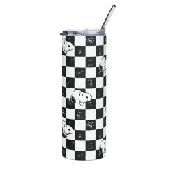 Fashion Snoopy Checkered Skinny Tumbler Snoopy | Tumblers