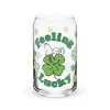 New Snoopy Feeling Lucky Can Glass Snoopy | Glassware