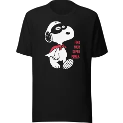 Clearance Snoopy Find Your Super Power Adult T-Shirt Snoopy | T-Shirts