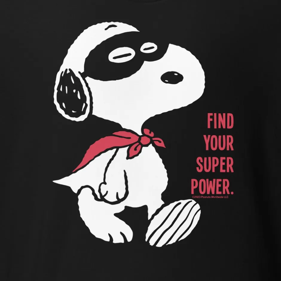 Clearance Snoopy Find Your Super Power Adult T-Shirt Snoopy | T-Shirts