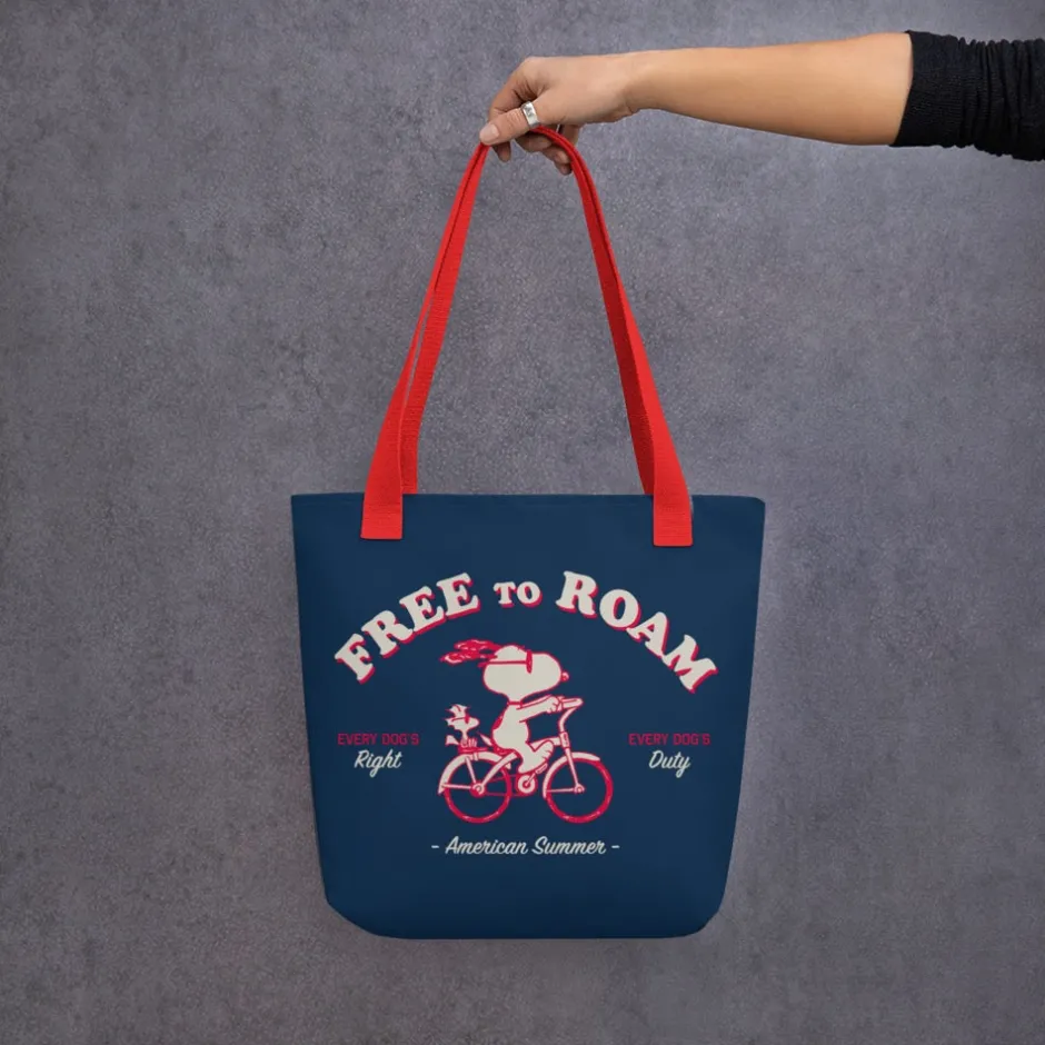 Hot Snoopy Free to Roam Tote Bag Snoopy | Bags & Backpacks