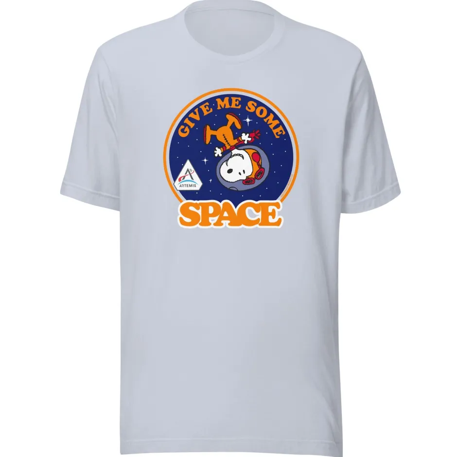 Fashion Snoopy Give Me Some Space Adult T-Shirt Snoopy | T-Shirts