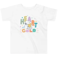 Discount Snoopy Heart of Gold Toddler T-Shirt Kids Snoopy | T-Shirts