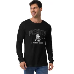Online Snoopy Hockey Club Long Sleeve T-Shirt Snoopy | Long Sleeve T-Shirts