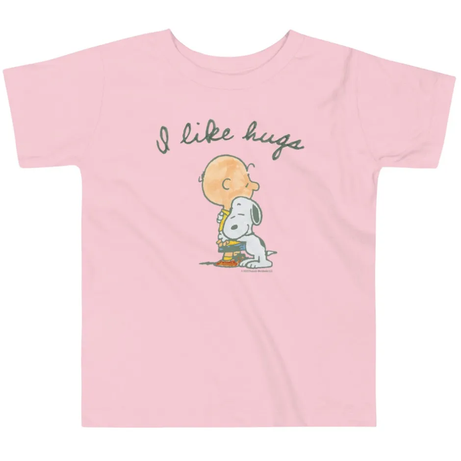 Online Snoopy I Like Hugs Toddler T-Shirt Kids Snoopy | Charlie Brown