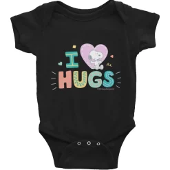 New Snoopy I Love Hugs Baby Bodysuit Kids Snoopy | Baby & Kids