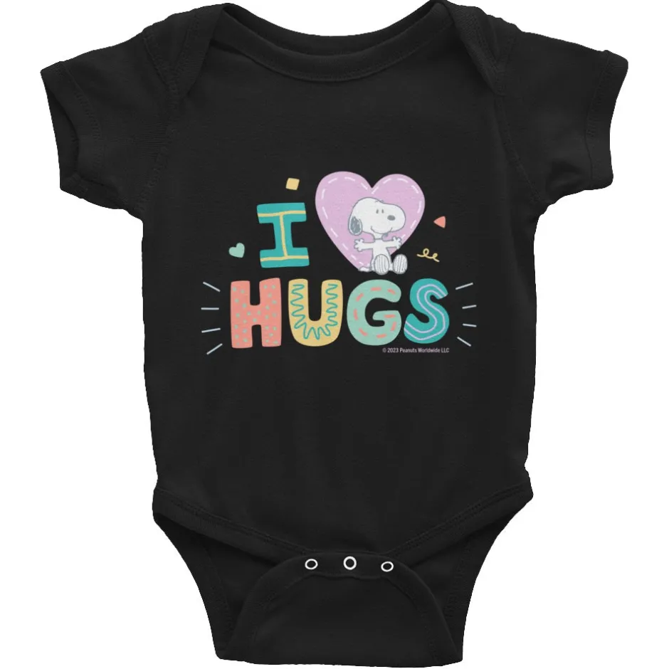 New Snoopy I Love Hugs Baby Bodysuit Kids Snoopy | Baby & Kids