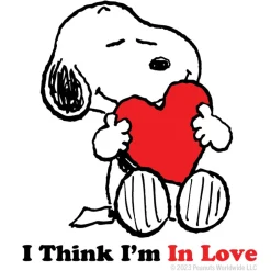Hot Snoopy I Think I'm In Love Personalized Two Tone Mug Snoopy | Mugs