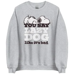 Sale Snoopy Lazy Dog Adult Sweatshirt Snoopy | Pet