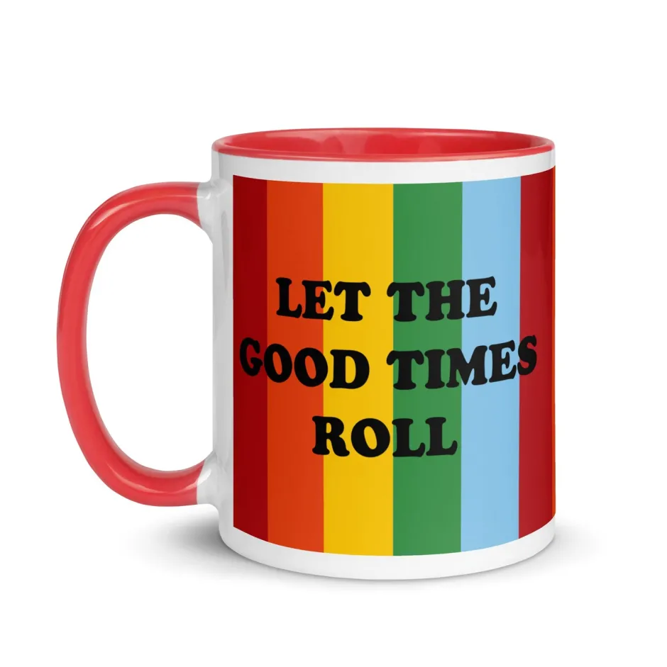Fashion Snoopy Let the Good Times Roll Two-Tone Mug Snoopy | Mugs