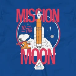 Discount Snoopy Mission To The Moon Adult Long Sleeve T-Shirt Snoopy | Long Sleeve T-Shirts