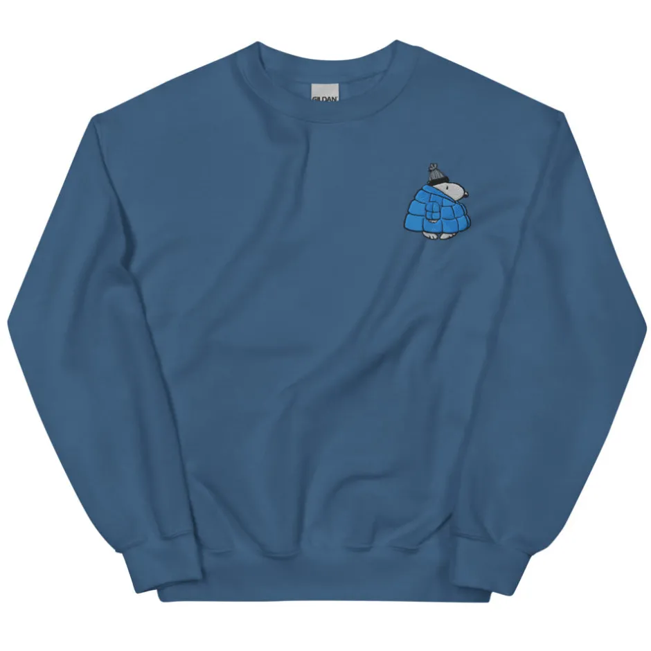 Discount Snoopy Puffer Embroidered Adult Crewneck Snoopy | Hoodies & Sweatshirts