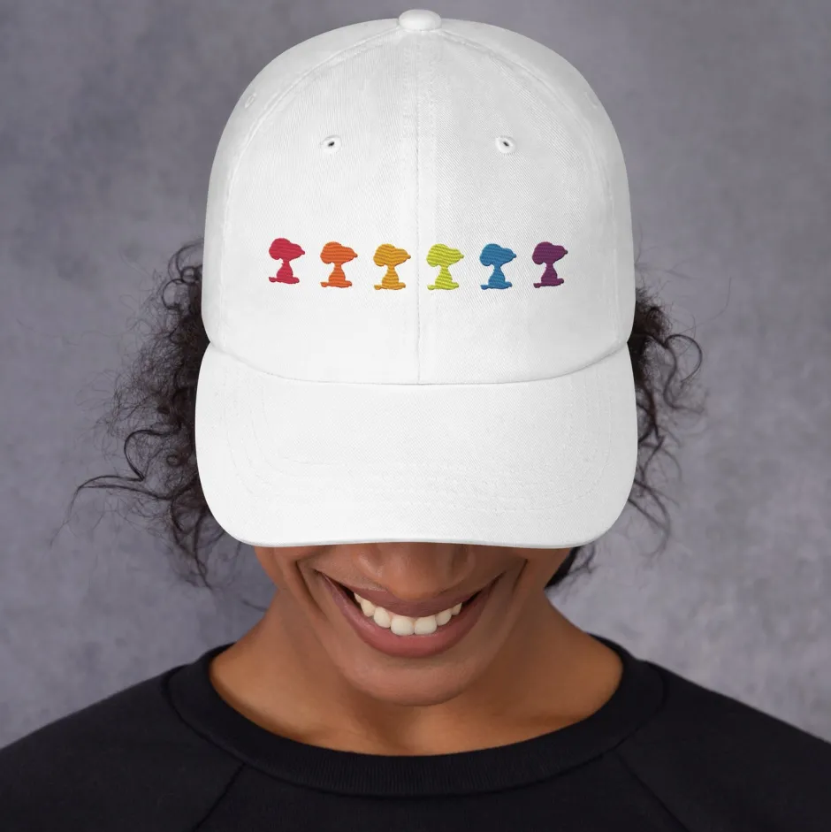 Clearance Snoopy Rainbow Dad Hat Snoopy | Hats & Beanies