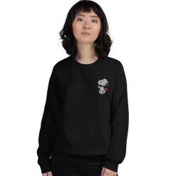 New Snoopy Vampire Embroidered Adult Crewneck Hoodies & Sweatshirts