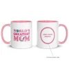 New Snoopy World's Greatest Mom Personalized Two Tone Mug Snoopy | Mugs