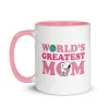Clearance Snoopy World's Greatest Mom Two Tone Mug Snoopy | Mugs