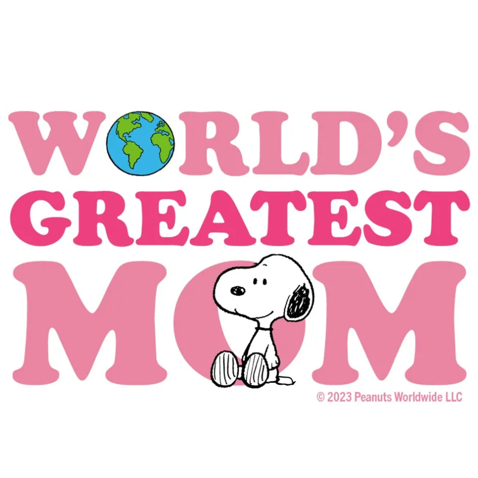 Clearance Snoopy World's Greatest Mom Two Tone Mug Snoopy | Mugs