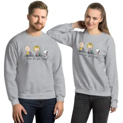 Discount Time To Get Cozy Adult Sweatshirt Snoopy | Sally Brown