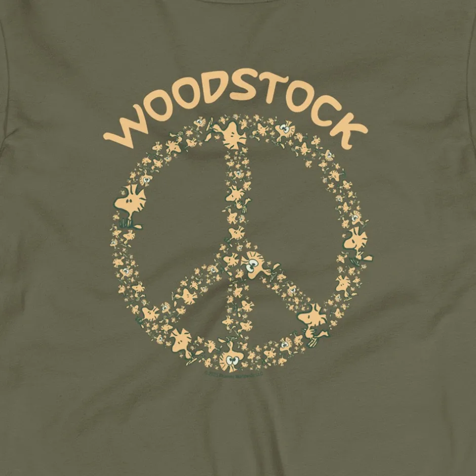 Outlet Woodstock Peace Adult Long Sleeve T-Shirt Woodstock | Long Sleeve T-Shirts