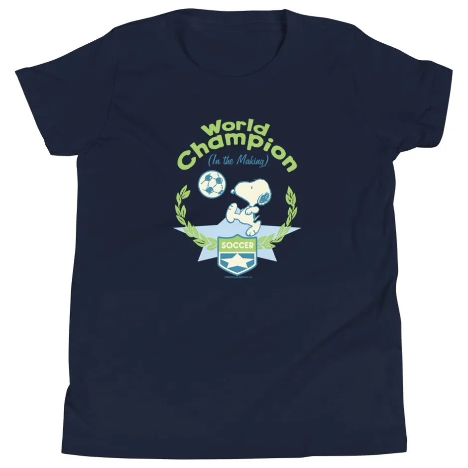 New World Champion in The Making Snoopy Kids T-Shirt Snoopy | T-Shirts