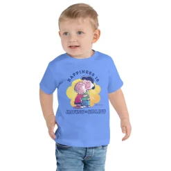 Fashion 75 Years of Happiness Is Having A Sibling Toddler T-Shirt Kids Lucy Van Pelt | Linus Van Pelt