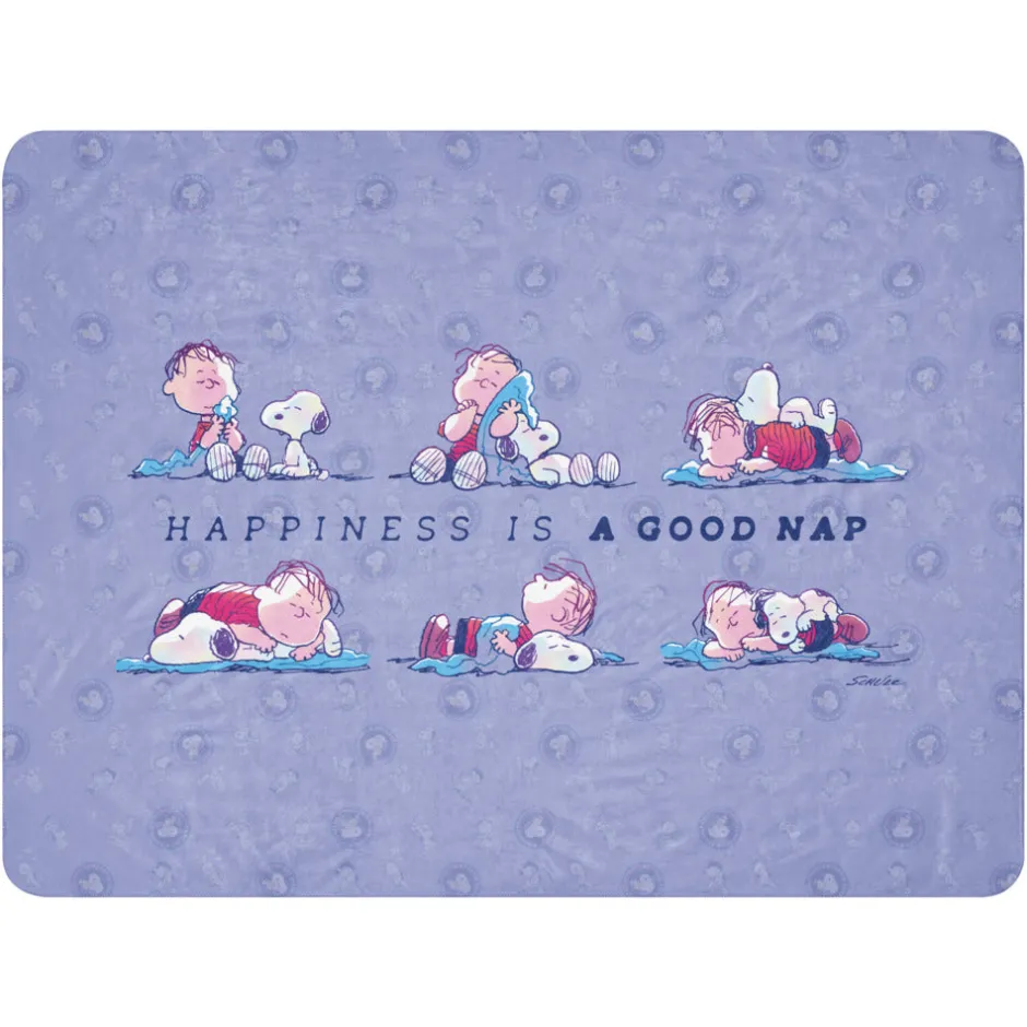 Fashion 75 Years of Happiness Is A Good Nap Sherpa Blanket Blankets & Pillows