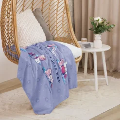 Fashion 75 Years of Happiness Is A Good Nap Sherpa Blanket Blankets & Pillows