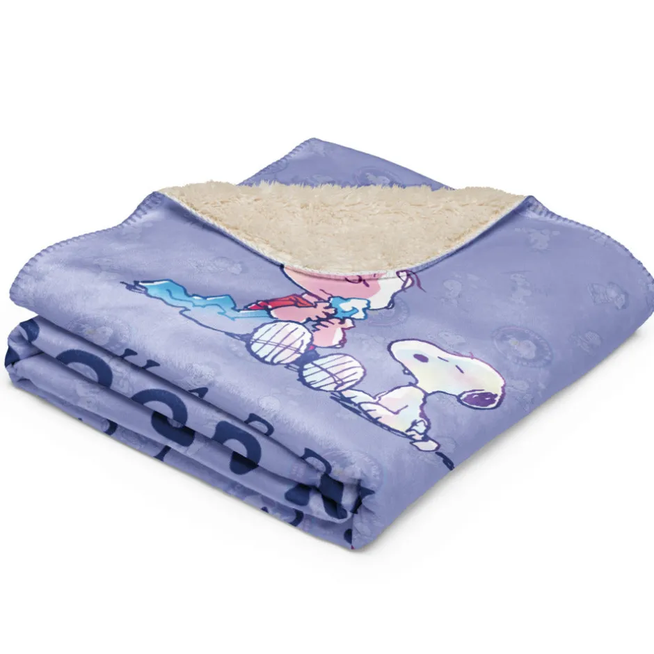 Fashion 75 Years of Happiness Is A Good Nap Sherpa Blanket Blankets & Pillows