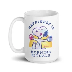 Hot 75 Years of Happiness Is Morning Rituals Mug Mugs