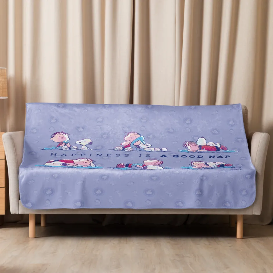 Fashion 75 Years of Happiness Is A Good Nap Sherpa Blanket Blankets & Pillows